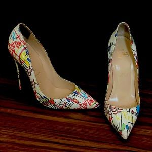 Graffiti Red Bottoms: stop traffic in these